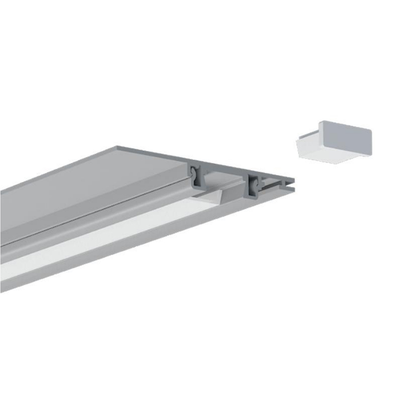 LED Drywall Extrusion Aluminum Channel For 10mm LED Strip Lights